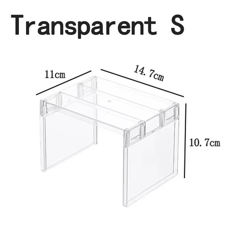 Kitchen Cupboard Organizer Retractable Cabinet Shelf Seasoning Bottle Spice Rack Dish Shelf Kitchen Accessories Storage Rack